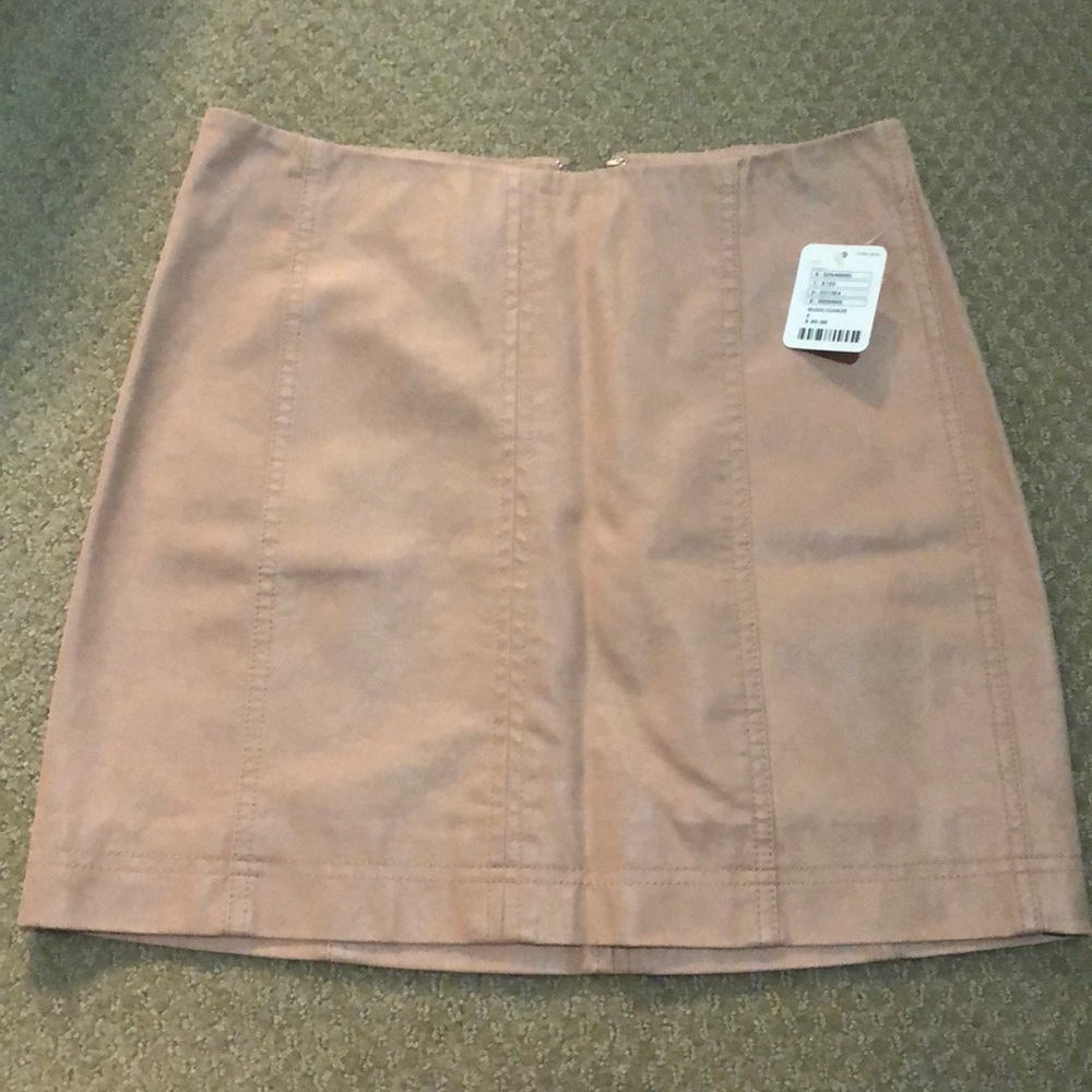 Free people pink skirt